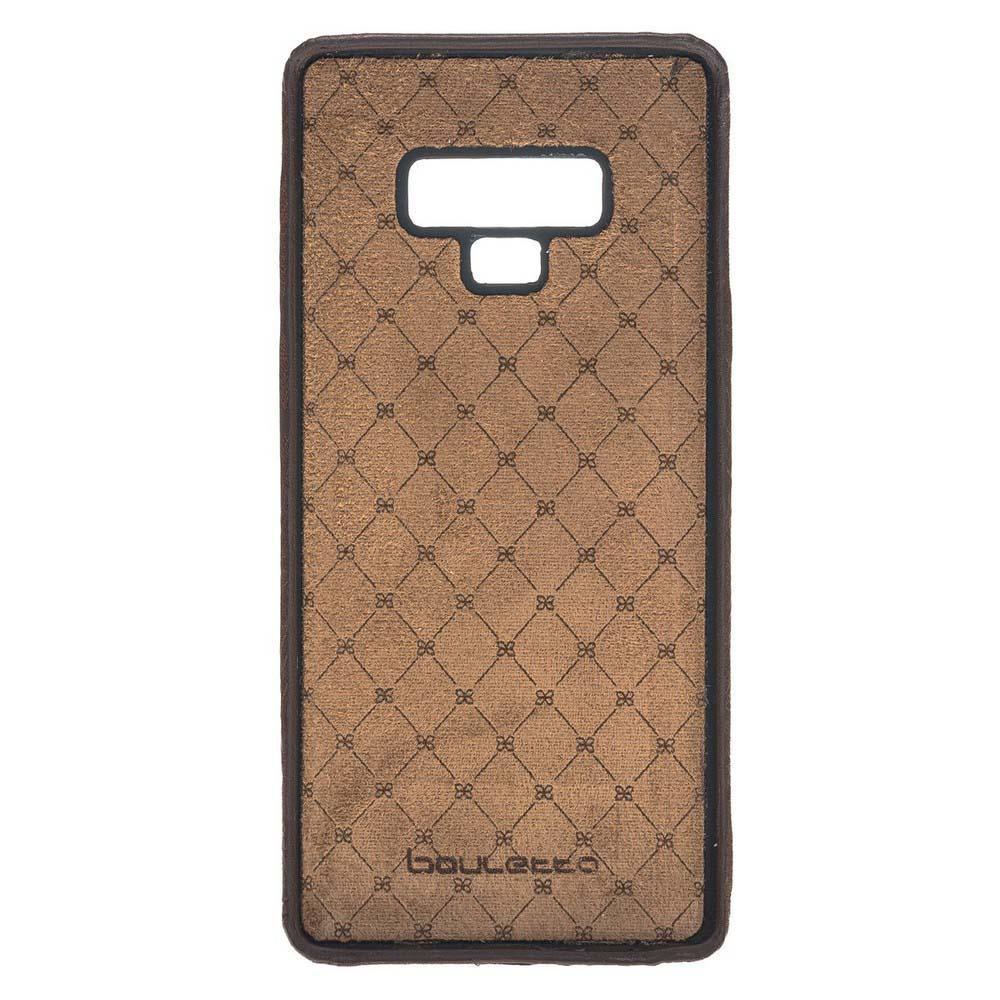 Ultra Magnetic Abnehmbare Leder Mappen Kasten für Samsung Anmerkung 9 Pflanzlich Braun