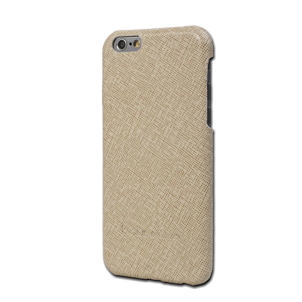 Ultimative Jacke Leder Telefon Kasten Apple iPhone 6 / 6S Saffiano Grau