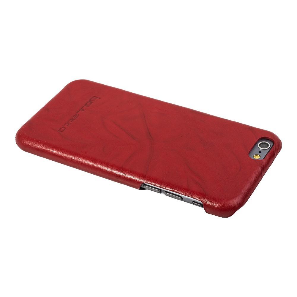 Ultimative Jacke Leder Telefon Kästen für Apple iPhone 6 Plus / 6S plus zerknittert Rot