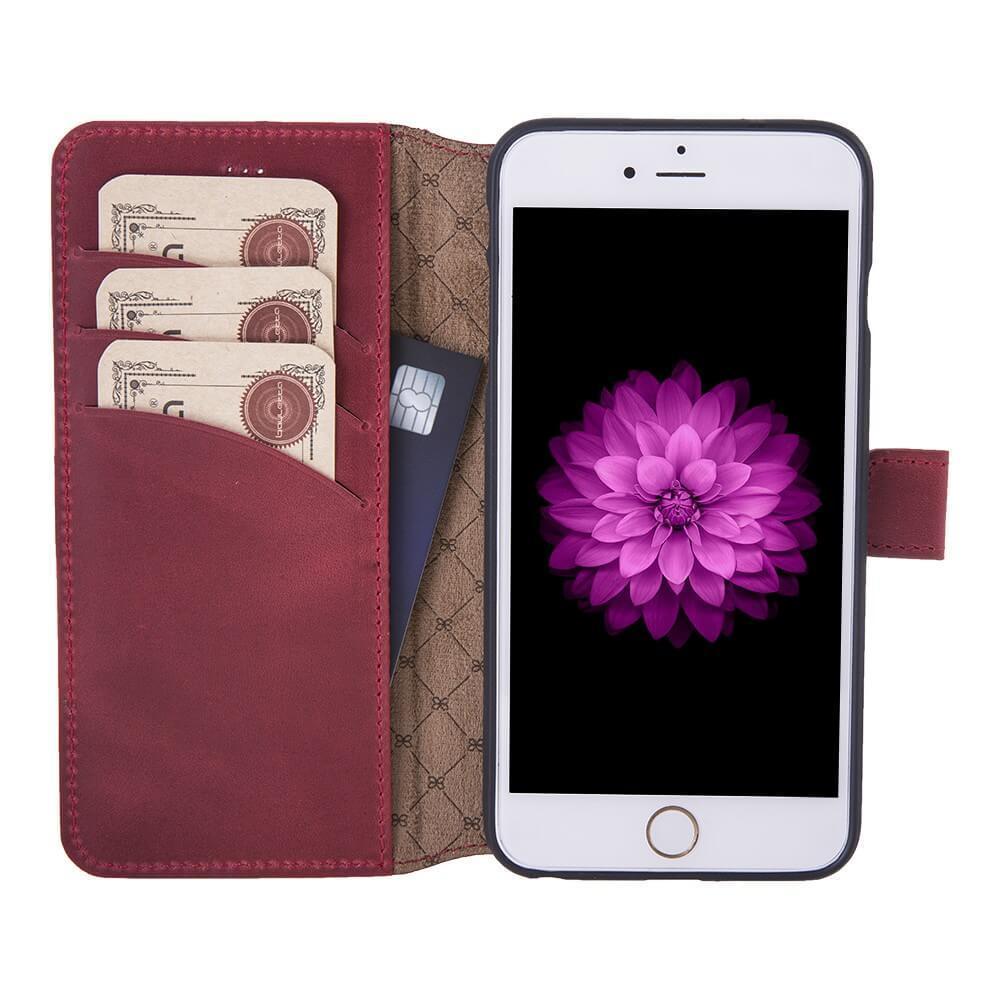 Wallet Case New Edition mit ID Steckplatz für Apple iPhone 6 Plus - Verrücktes Rot