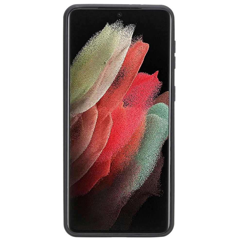 Samsung Galaxy S21 Serie Bouletta Flex Cover Lederhülle mit Kartenhalter
