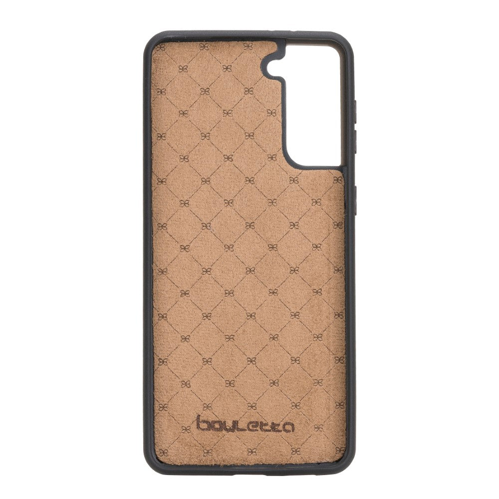 Samsung Galaxy S21 Serie Bouletta Flex Cover Lederhülle mit Kartenhalter