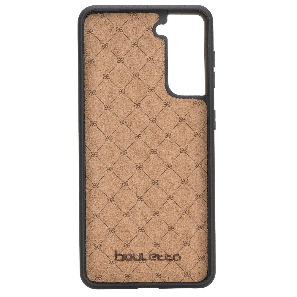 Samsung Galaxy S21 Serie Bouletta Flex Cover Lederhülle mit Kartenhalter