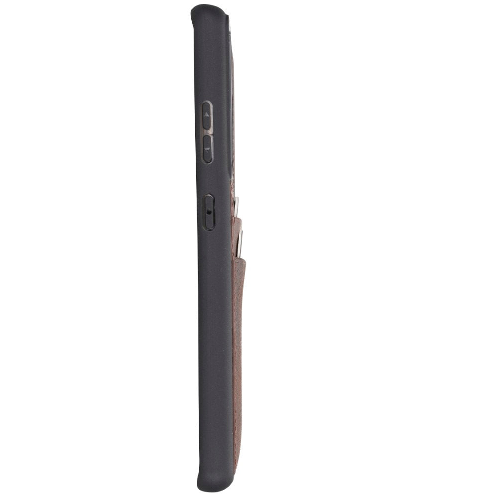 Samsung Galaxy S21 Serie Bouletta Flex Cover Lederhülle mit Kartenhalter