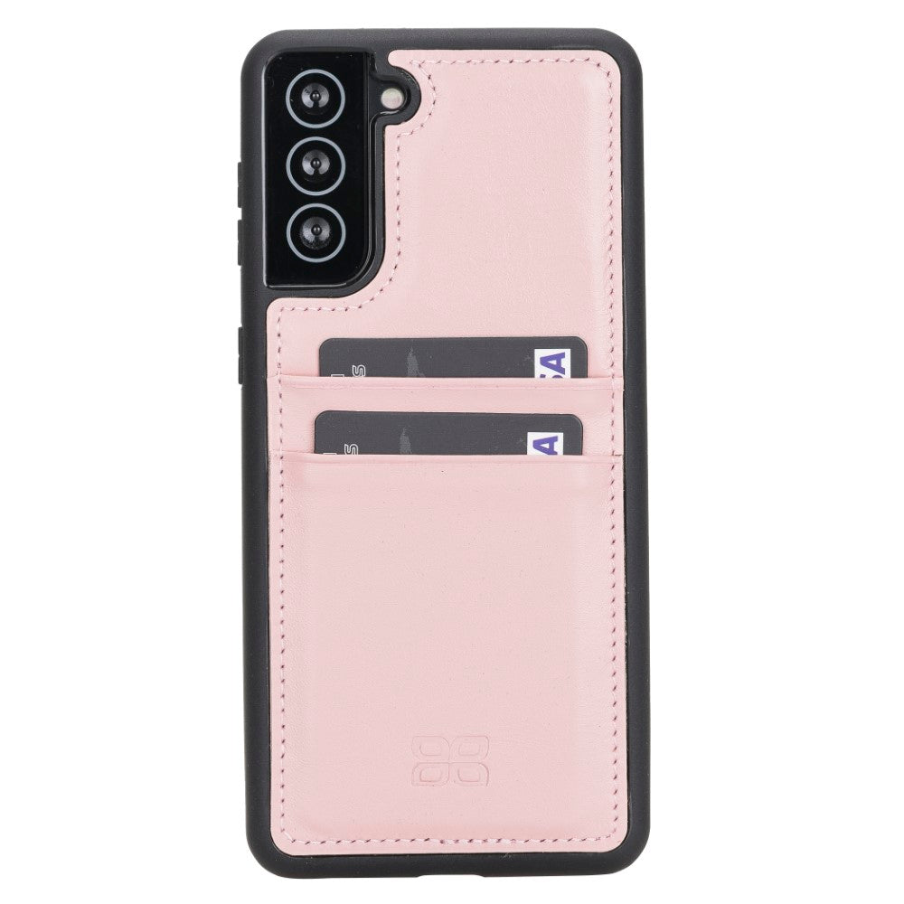 Samsung Galaxy S21 Serie Bouletta Flex Cover Lederhülle mit Kartenhalter