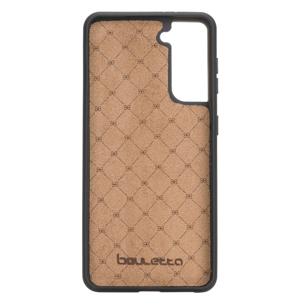 Samsung Galaxy S21 Serie Bouletta Flex Cover Lederhülle mit Kartenhalter