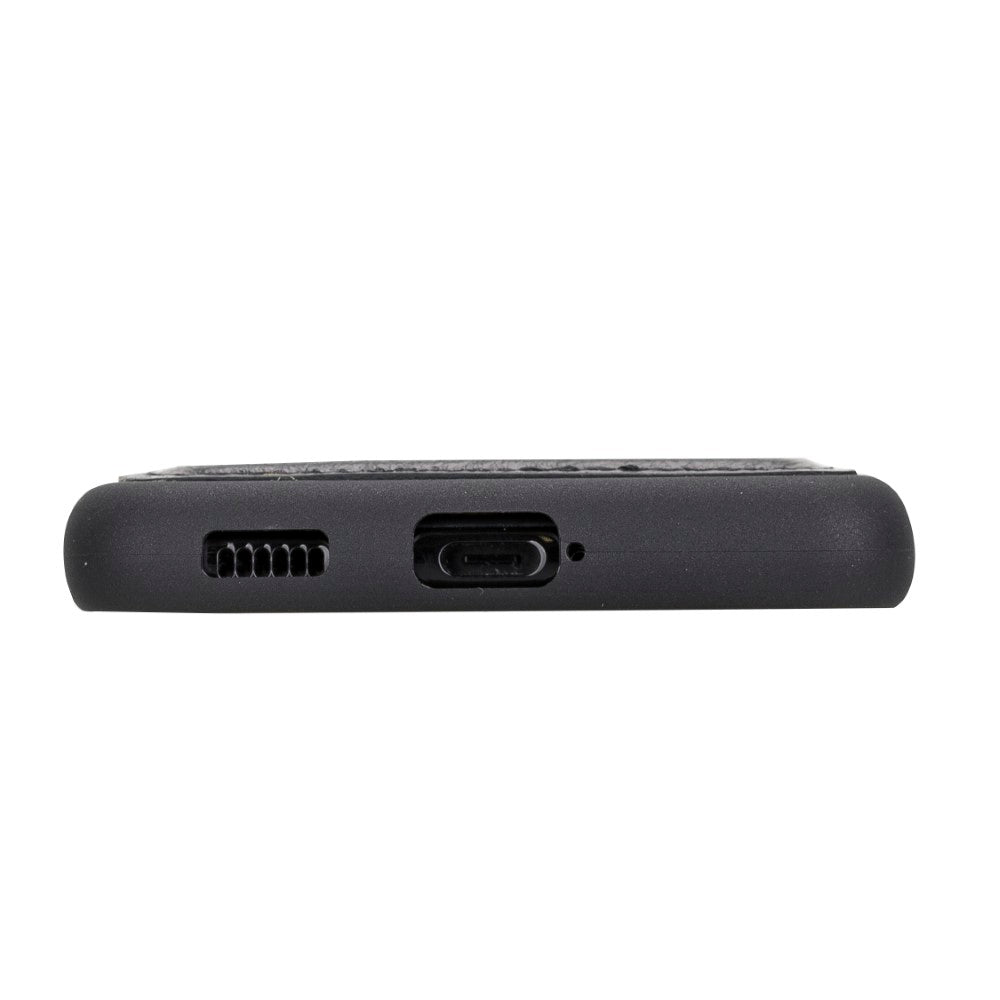 Samsung Galaxy S21 Serie Bouletta Flex Cover Lederhülle mit Kartenhalter