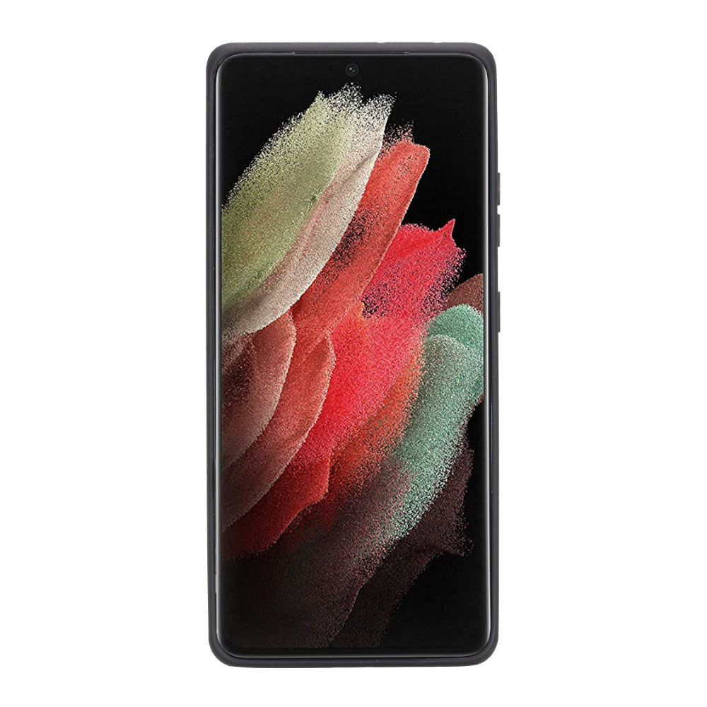 Samsung Galaxy S21 Serie Bouletta Flex Cover Lederhülle mit Kartenhalter