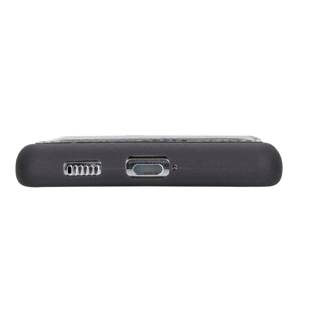 Samsung Galaxy S21 Serie Bouletta Flex Cover Lederhülle mit Kartenhalter