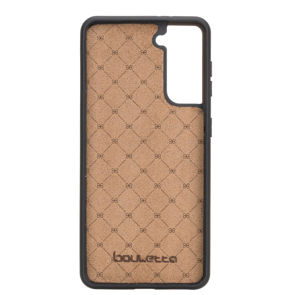 Samsung Galaxy S21 Serie Bouletta Flex Cover Lederhülle mit Kartenhalter