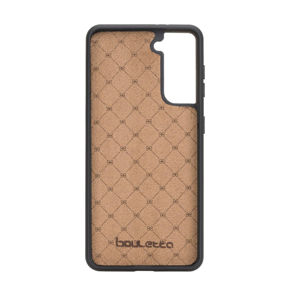 Samsung Galaxy S21 Serie Bouletta Flex Cover Lederhülle mit Kartenhalter