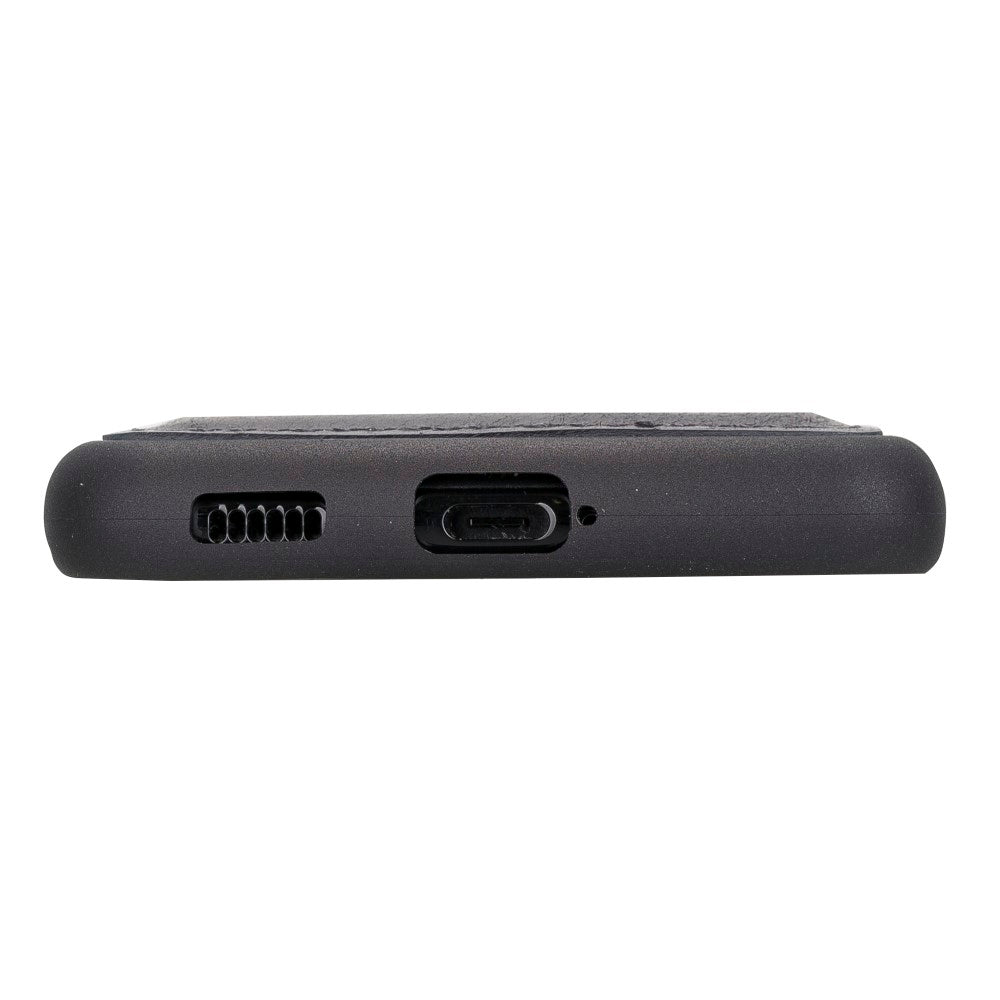 Samsung Galaxy S21 Serie Bouletta Flex Cover Lederhülle mit Kartenhalter
