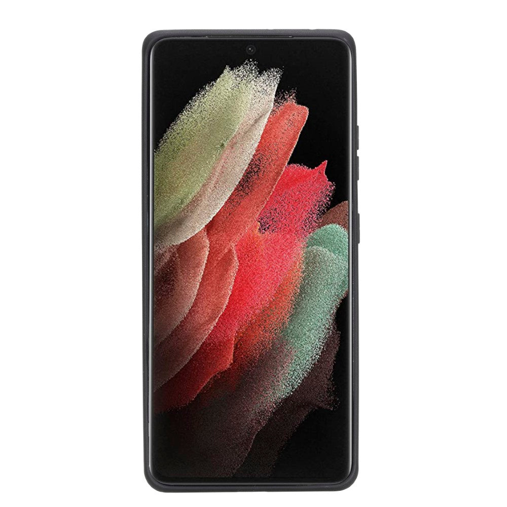 Samsung Galaxy S21 Serie Bouletta Flex Cover Lederhülle mit Kartenhalter