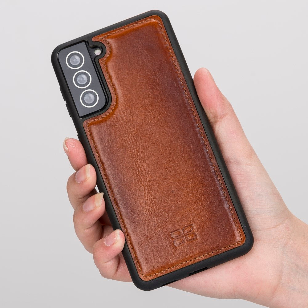 Samsung Galaxy S21 Serie Bouletta Flex Cover Lederhülle