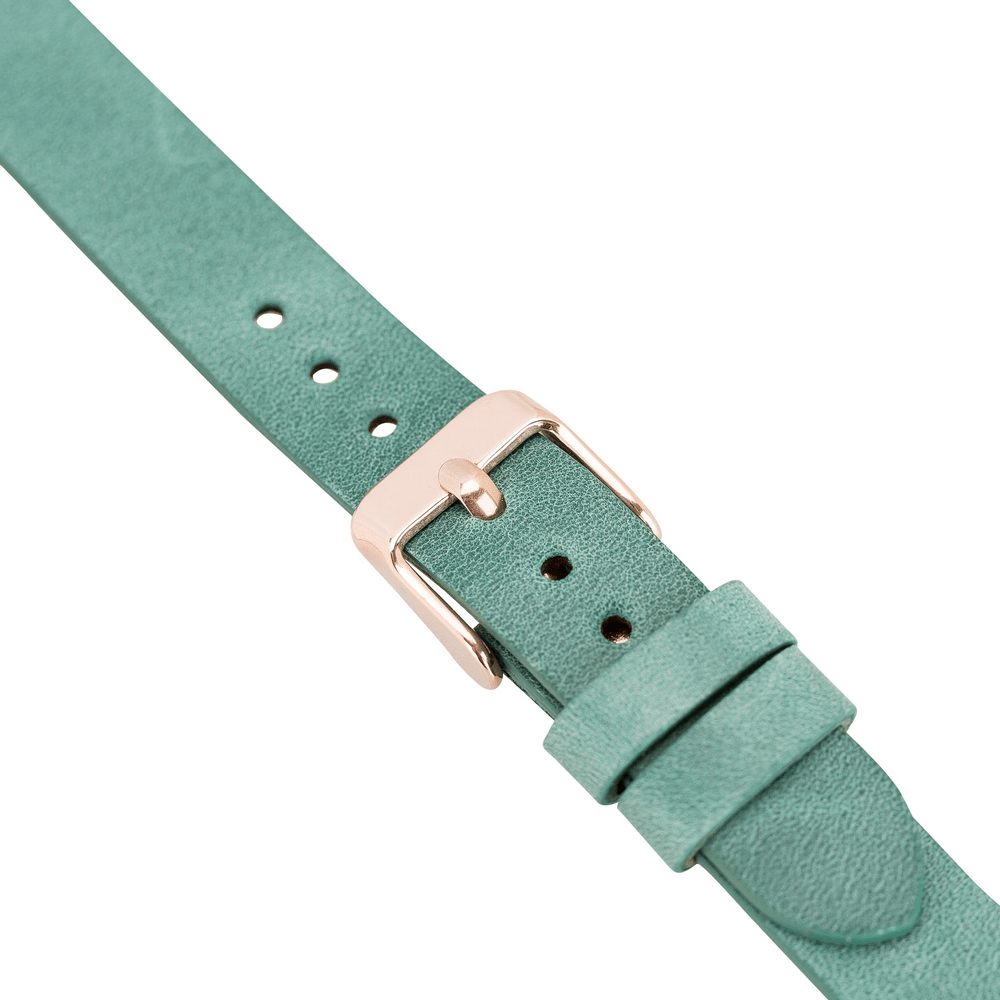 Genuine Leather Watch Band for Fitbit Versa 2 - Ferro Rose CZ12