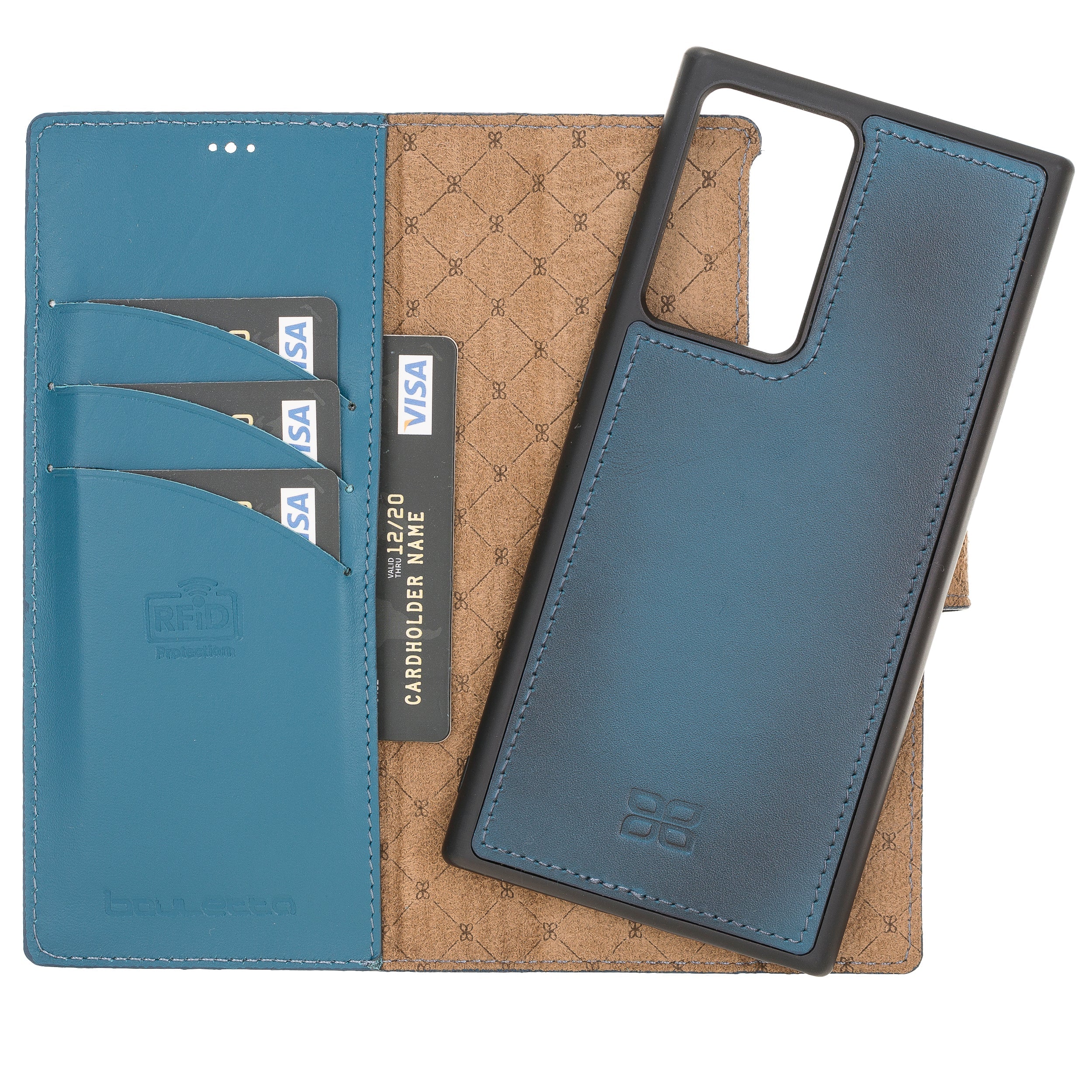 Samsung Note 20 Serie Bouletta klappbare Lederhülle