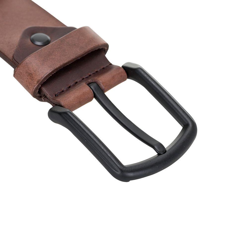 Accessories Frank Full Grain Leather Belt | Handmade & Genuine - Brown Bouletta Shop