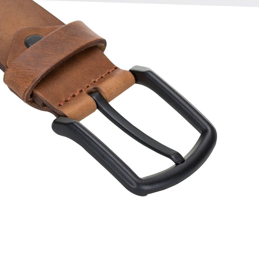 Accessories Frank Full Grain Leather Belt | Handmade & Genuine - Tan Bouletta Shop