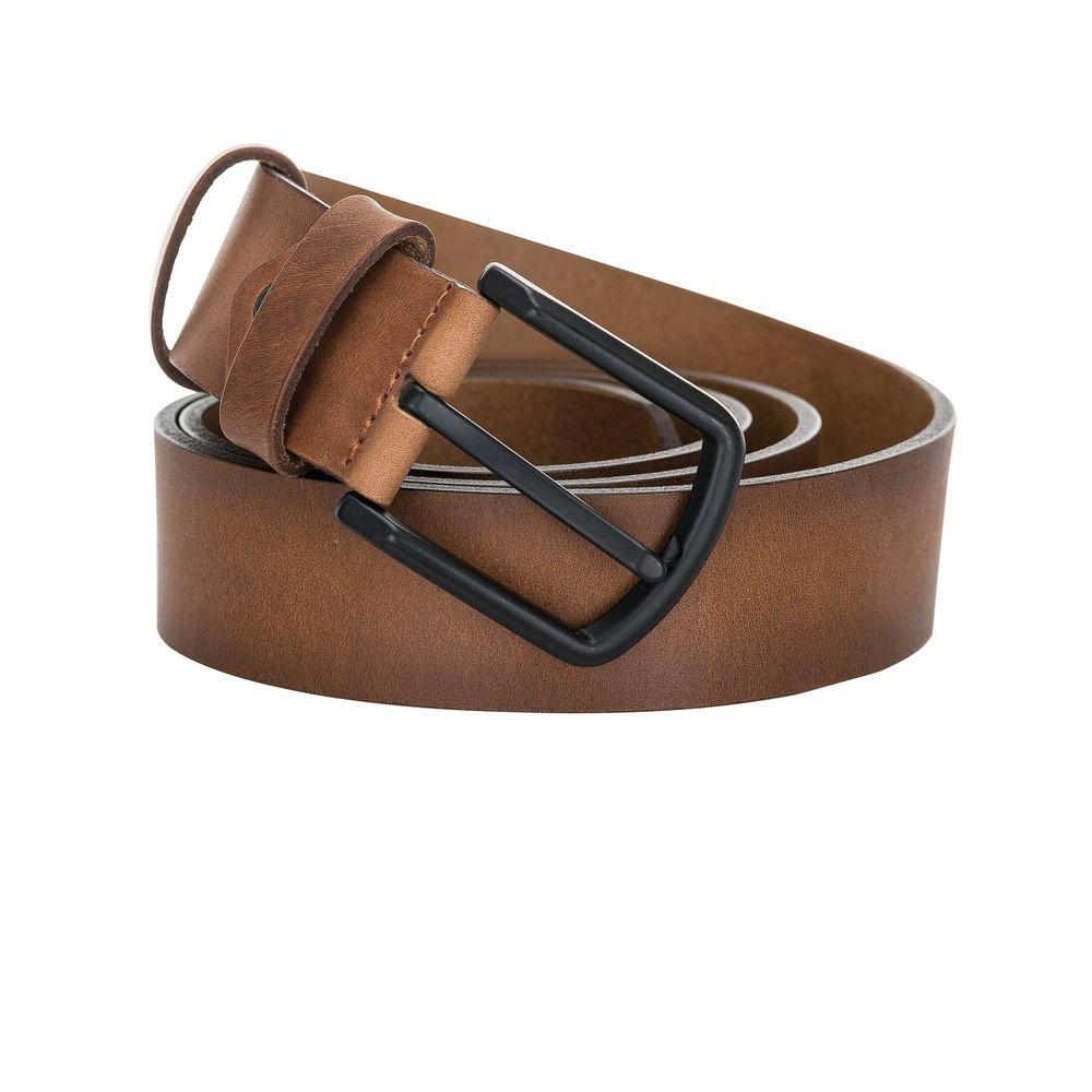 Accessories Frank Full Grain Leather Belt | Handmade & Genuine - Tan Bouletta Case
