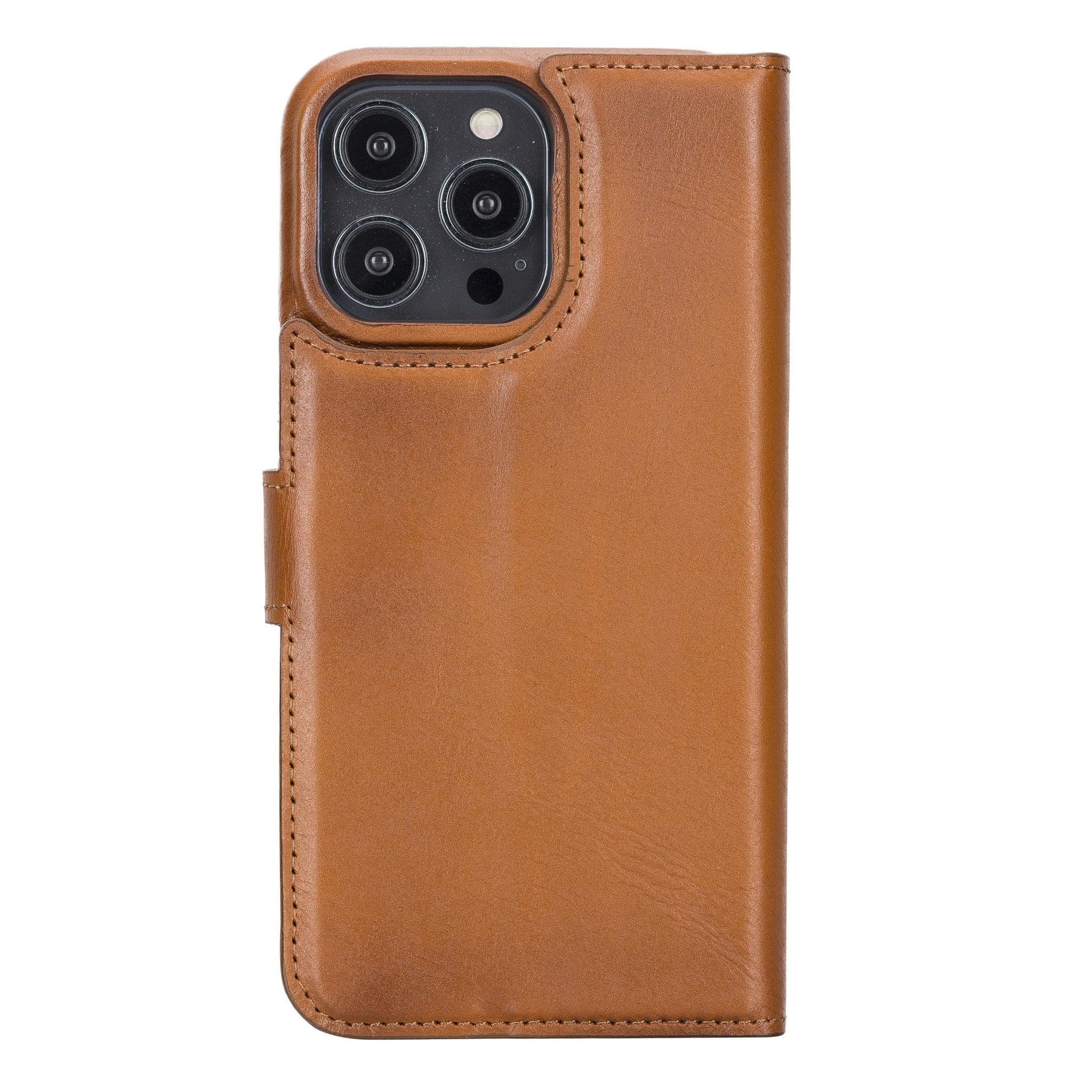 Apple iPhone 14 Series Full Leather Coating Detachable Wallet Case Bouletta LTD