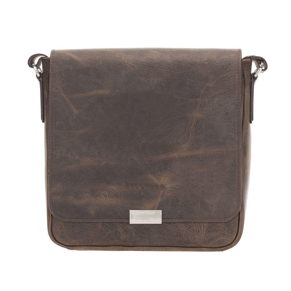 B2B-Calisto Handmade Genuine Leather Shoulder Strap Messenger Bags Antic Brown / Leather Bouletta B2B