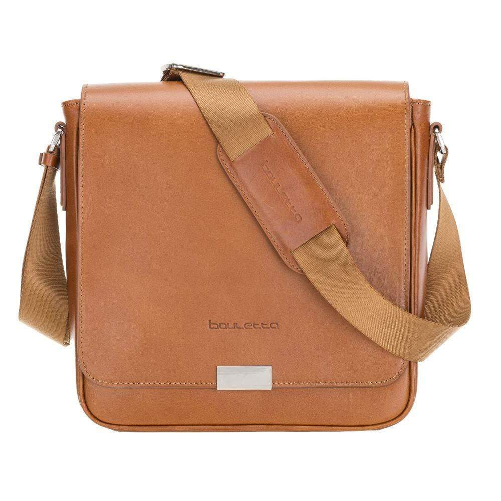 Calisto Handmade Genuine Leather Shoulder Strap Messenger Bags Tan Bouletta Shop