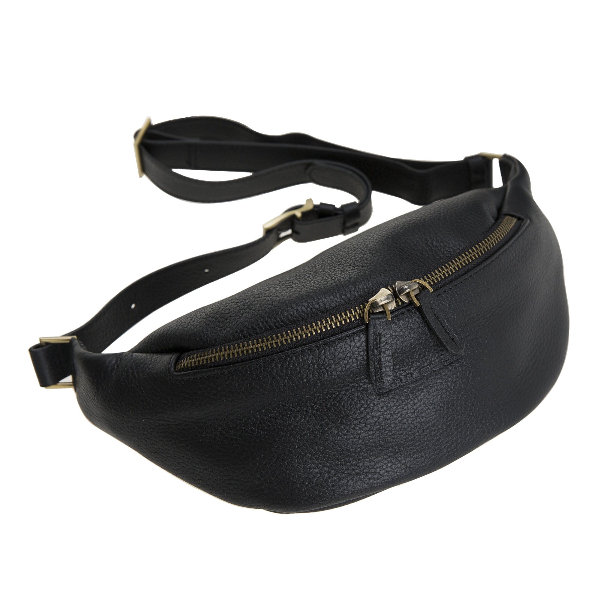 Bag Minoan Leather Belt Bag  - Floater Black Bouletta Case