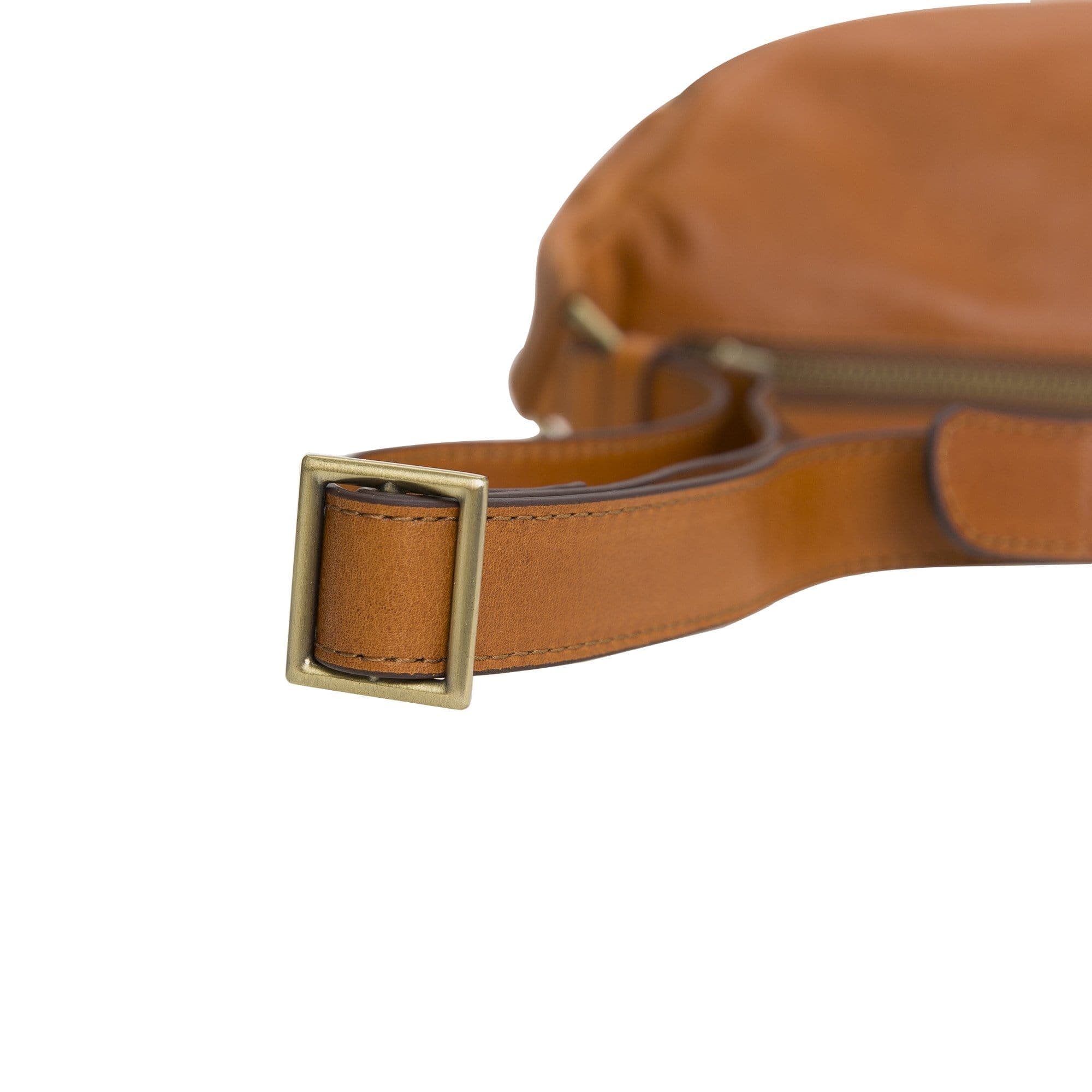 Bag Minoan Leather Belt Bag  - Rustic Tan with Effect Bouletta Case