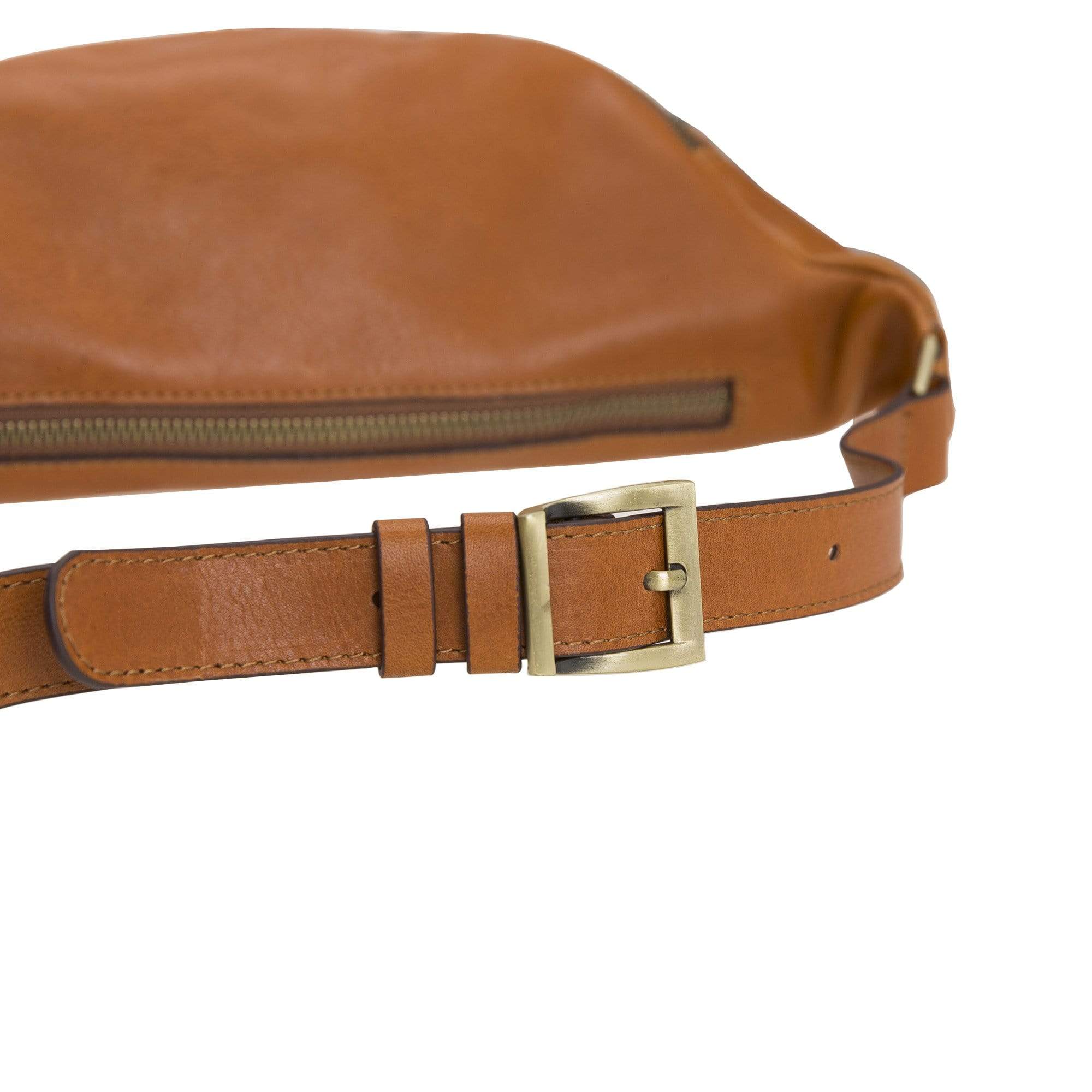 Bag Minoan Leather Belt Bag  - Rustic Tan with Effect Bouletta Shop
