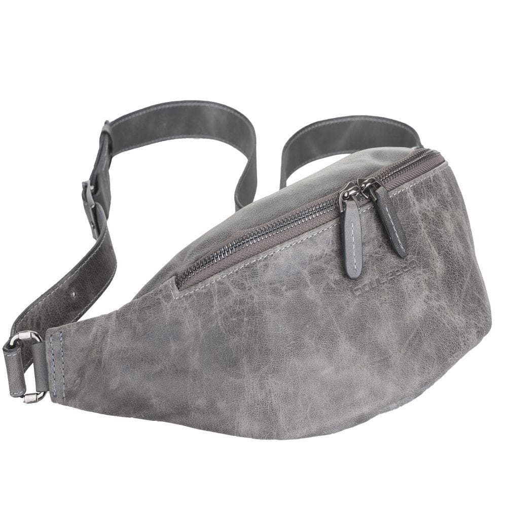 Bag Minoan Leather Belt Bag  - Tiguan Grey Bouletta Shop
