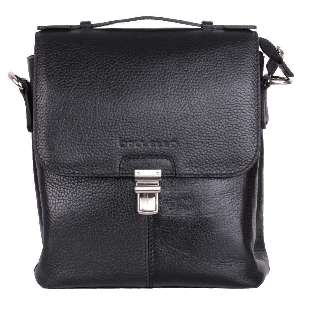 Bag Scopri Leather Bag with Handle - Floater Black Bouletta Case