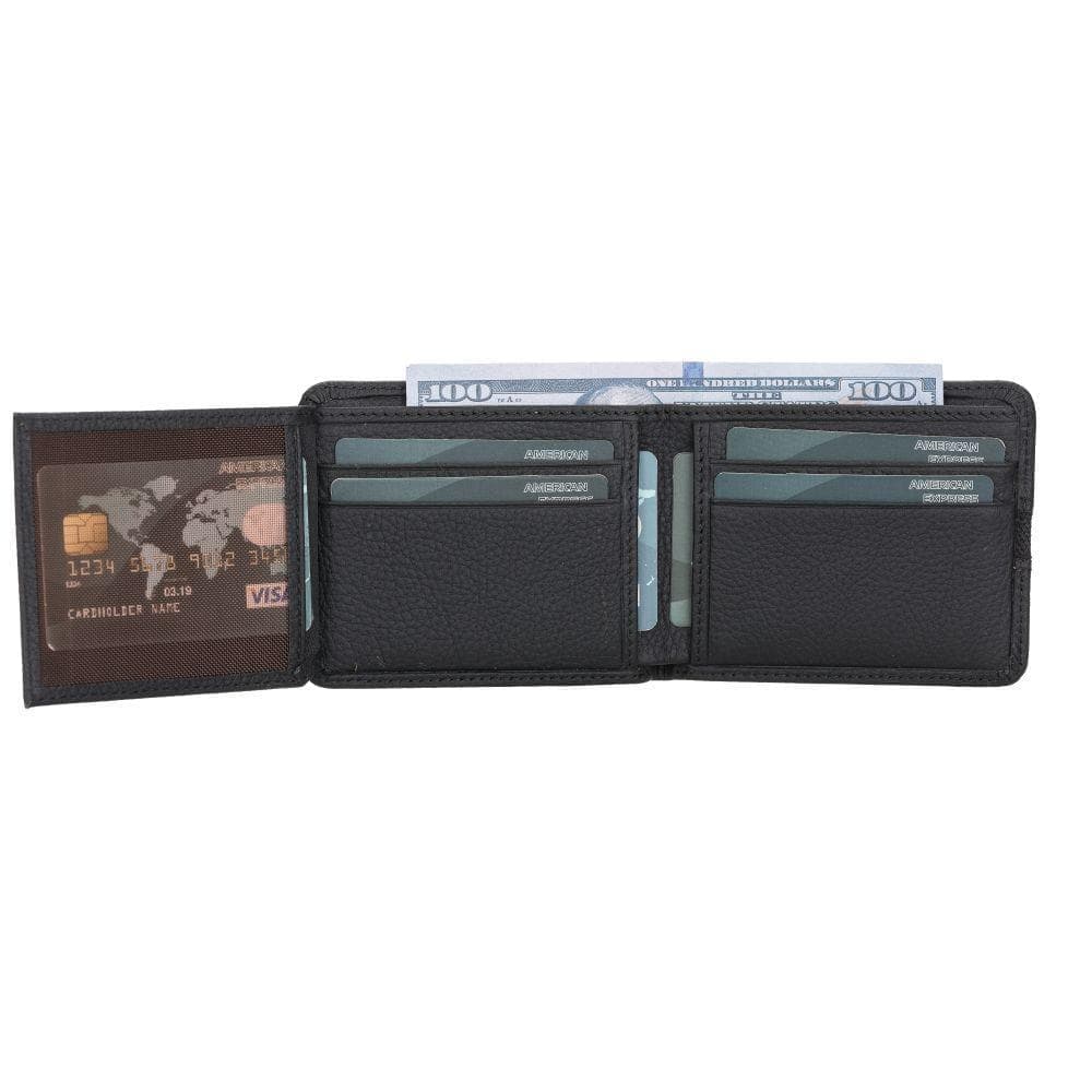 Benjamin Leather Wallet - Leather Card Holder Bouletta Shop