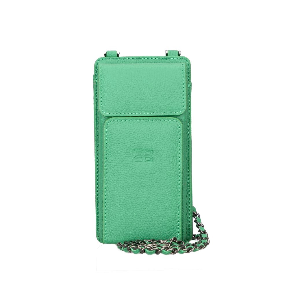 Avjin Echtleder Handytasche bis zu 6,9" mit Schulterriemen