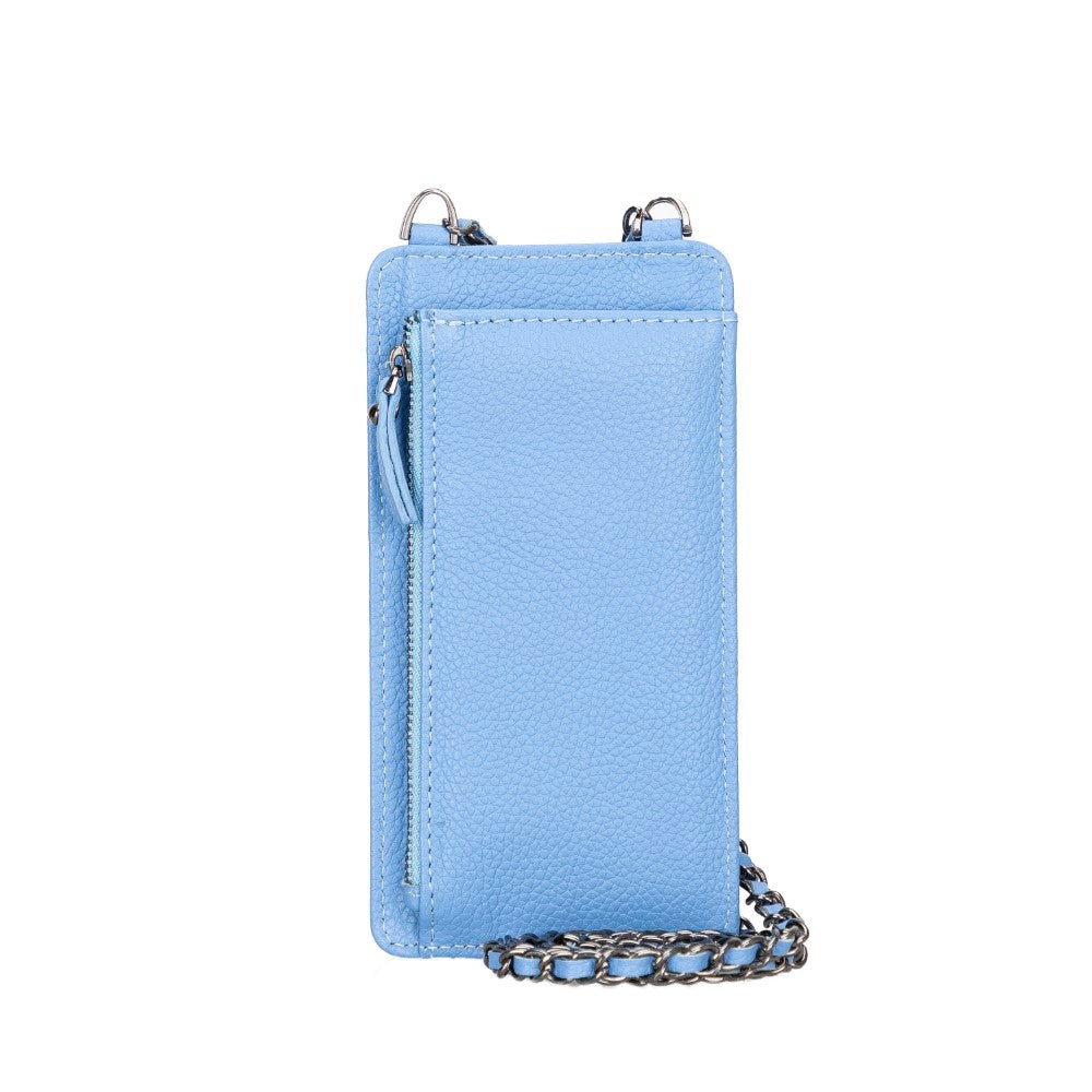 Avjin Echtleder Handytasche bis zu 6,9" mit Schulterriemen