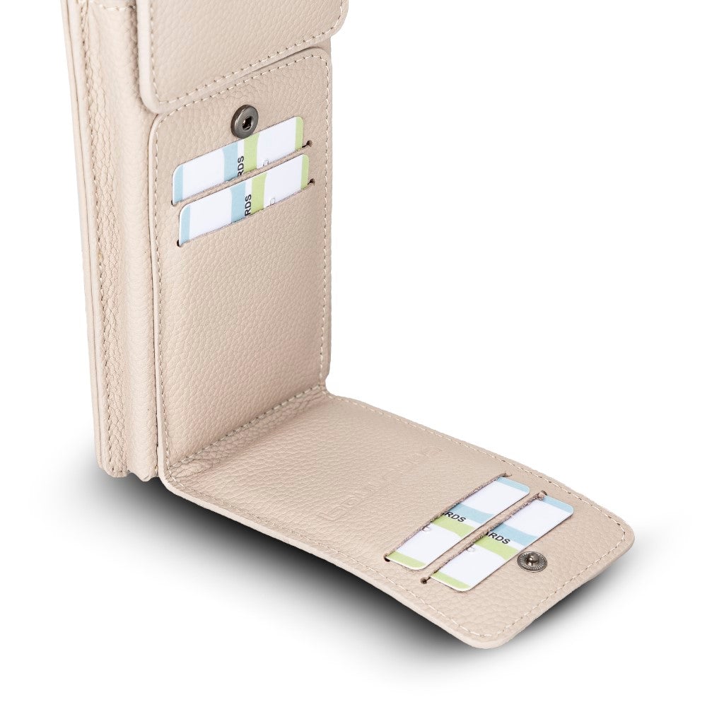 Avjin Echtleder Handytasche bis zu 6,9" mit Schulterriemen