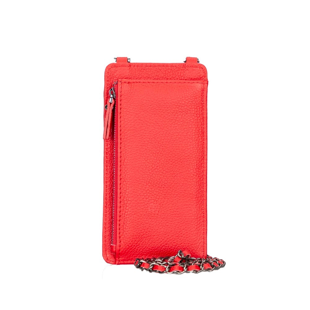 Avjin Echtleder Handytasche bis zu 6,9" mit Schulterriemen