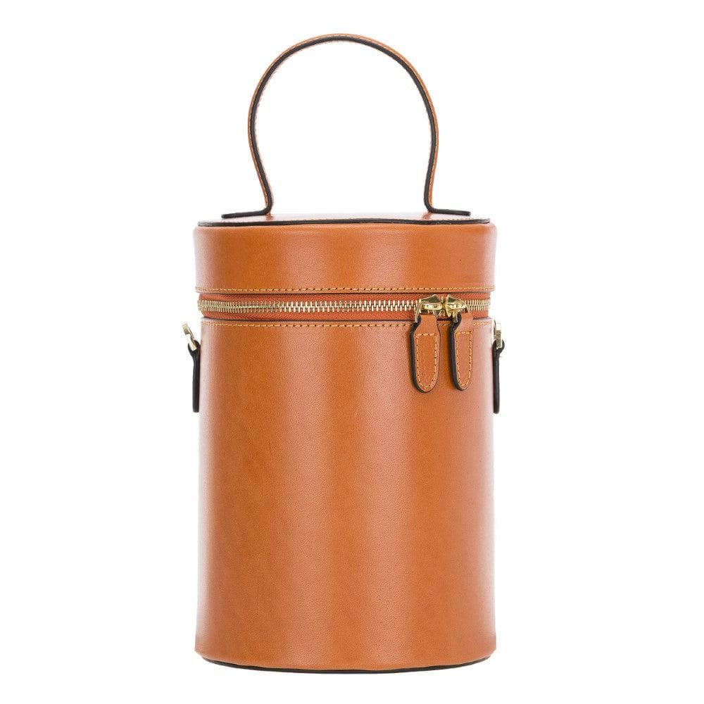 Bouletta Leather Cylinder Bag Orange Bouletta