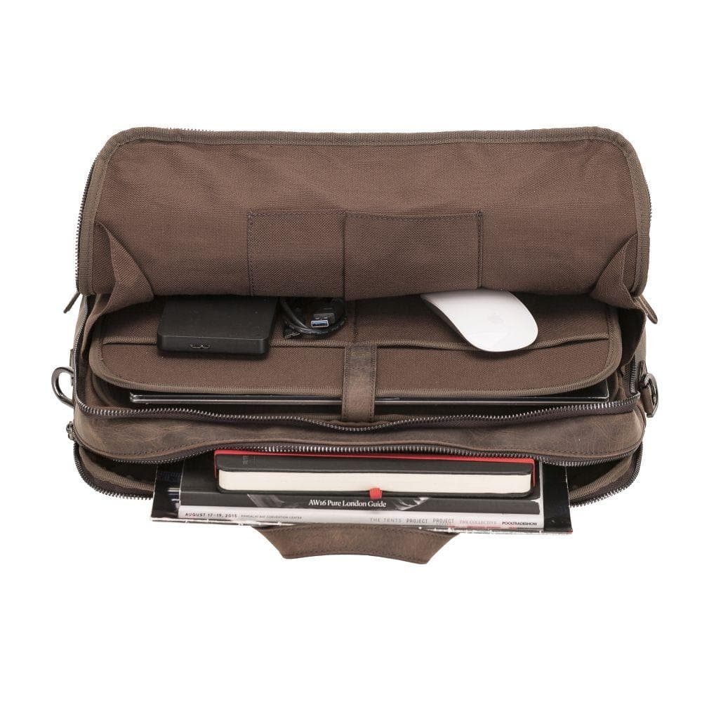 Thasos Leather Laptop Bag Bouletta Shop