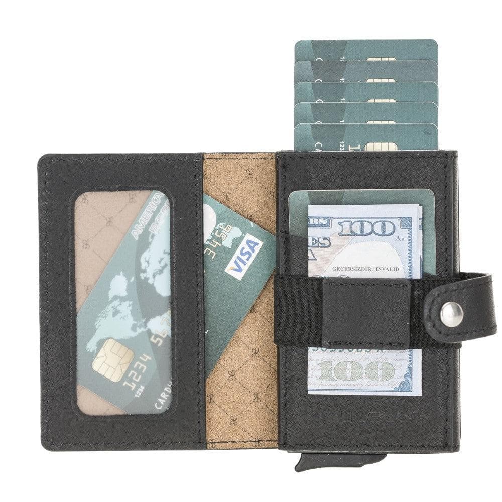 Carlov Leather Mechanical Card Holder Bouletta LTD