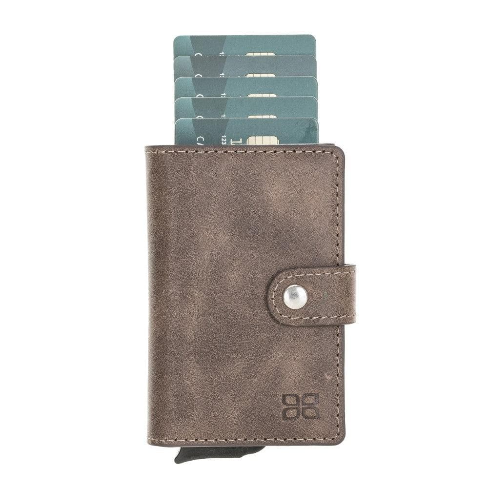 Carlov Leather Mechanical Card Holder Bouletta