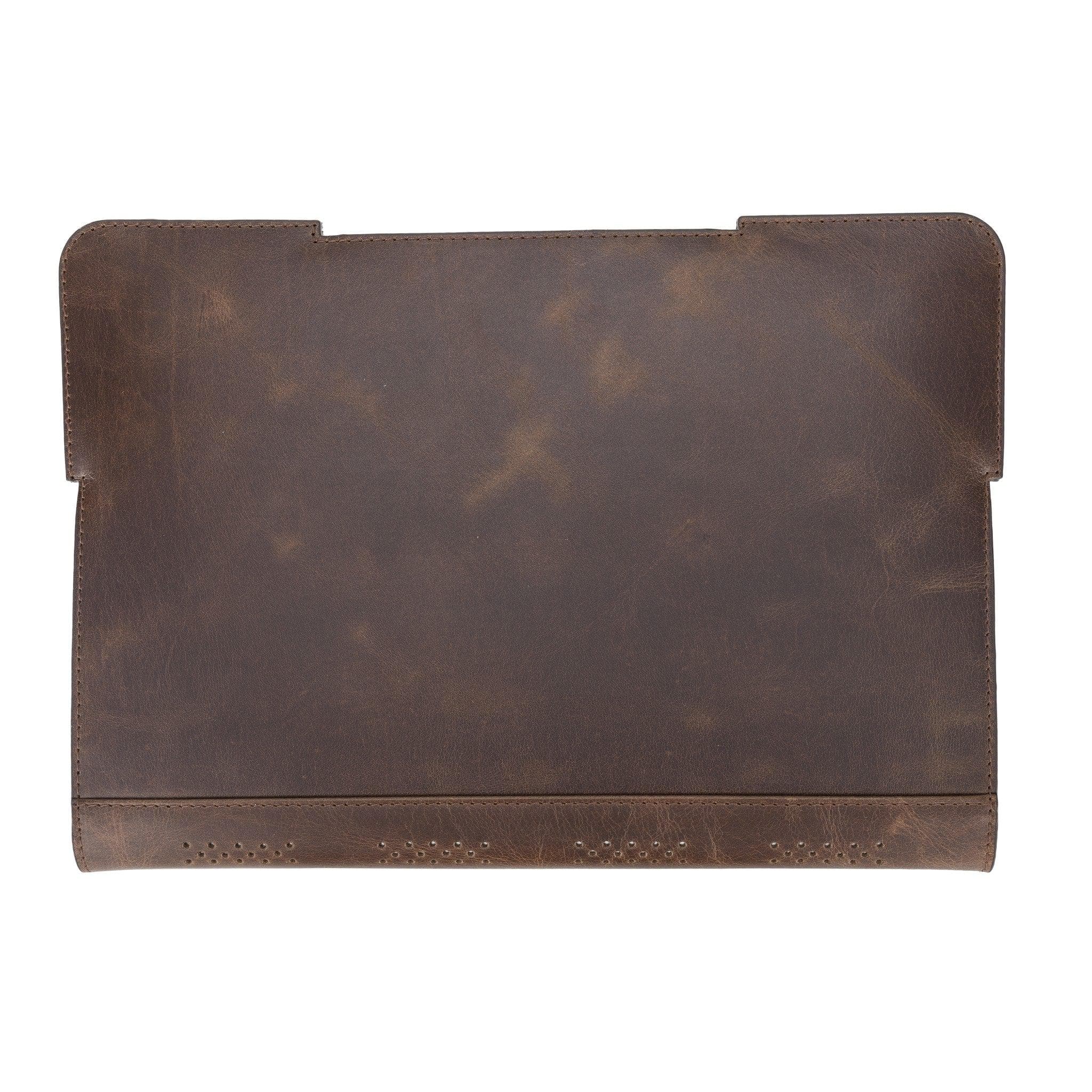 Chester Leather Sleeve for 13.3" to 16.2" Apple MacBook/Laptops Dark Brown / 14" Bouletta
