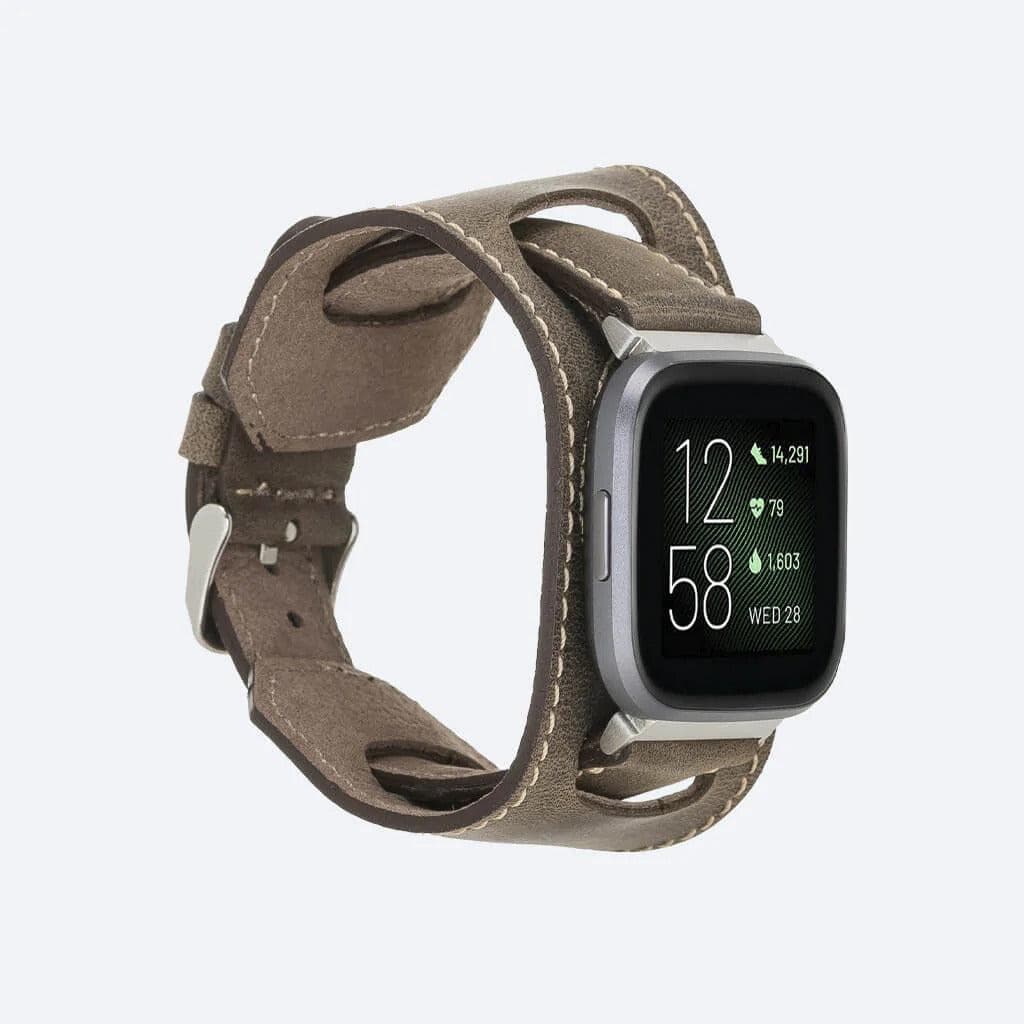 Cuff FitBit Leather Strap Espresso Bouletta