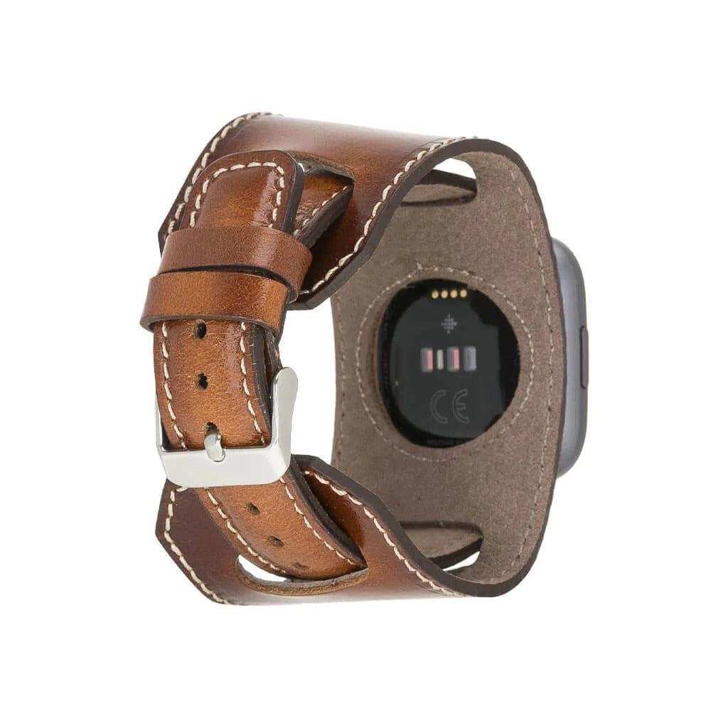 Cuff FitBit Leather Strap Bouletta