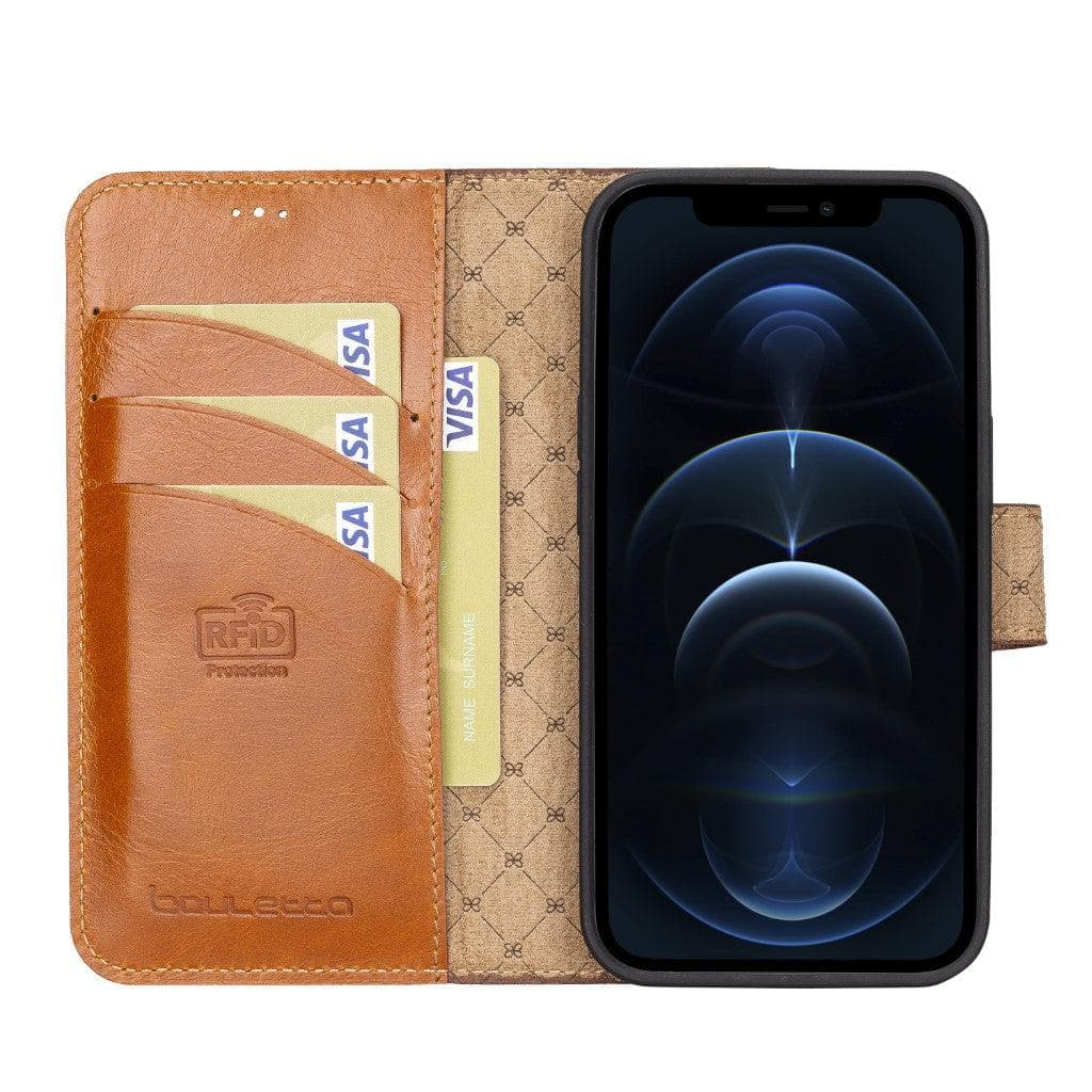 Detachable Leather Wallet Case for Apple iPhone 13 Series Bouletta LTD