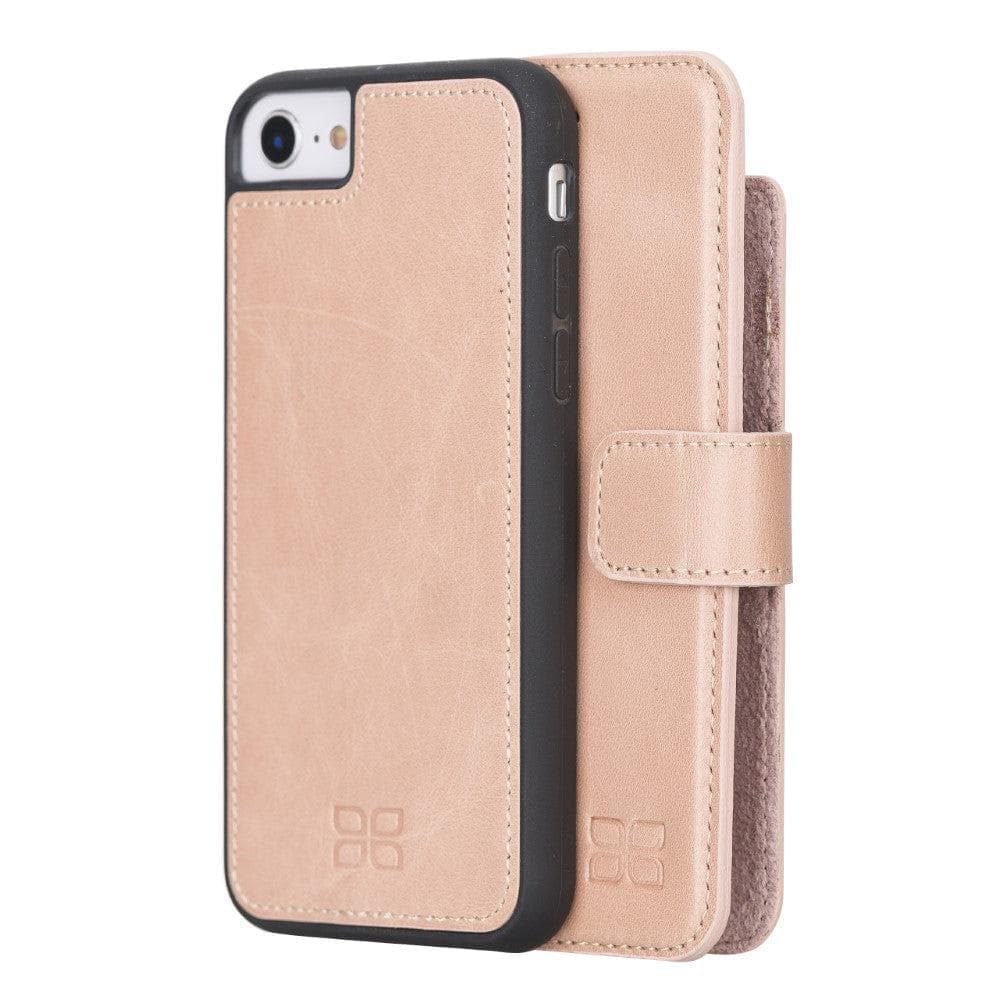 Detachable Leather Wallet Case for Apple iPhone SE Series iPhone SE 1st Genaration / Pink Bouletta LTD