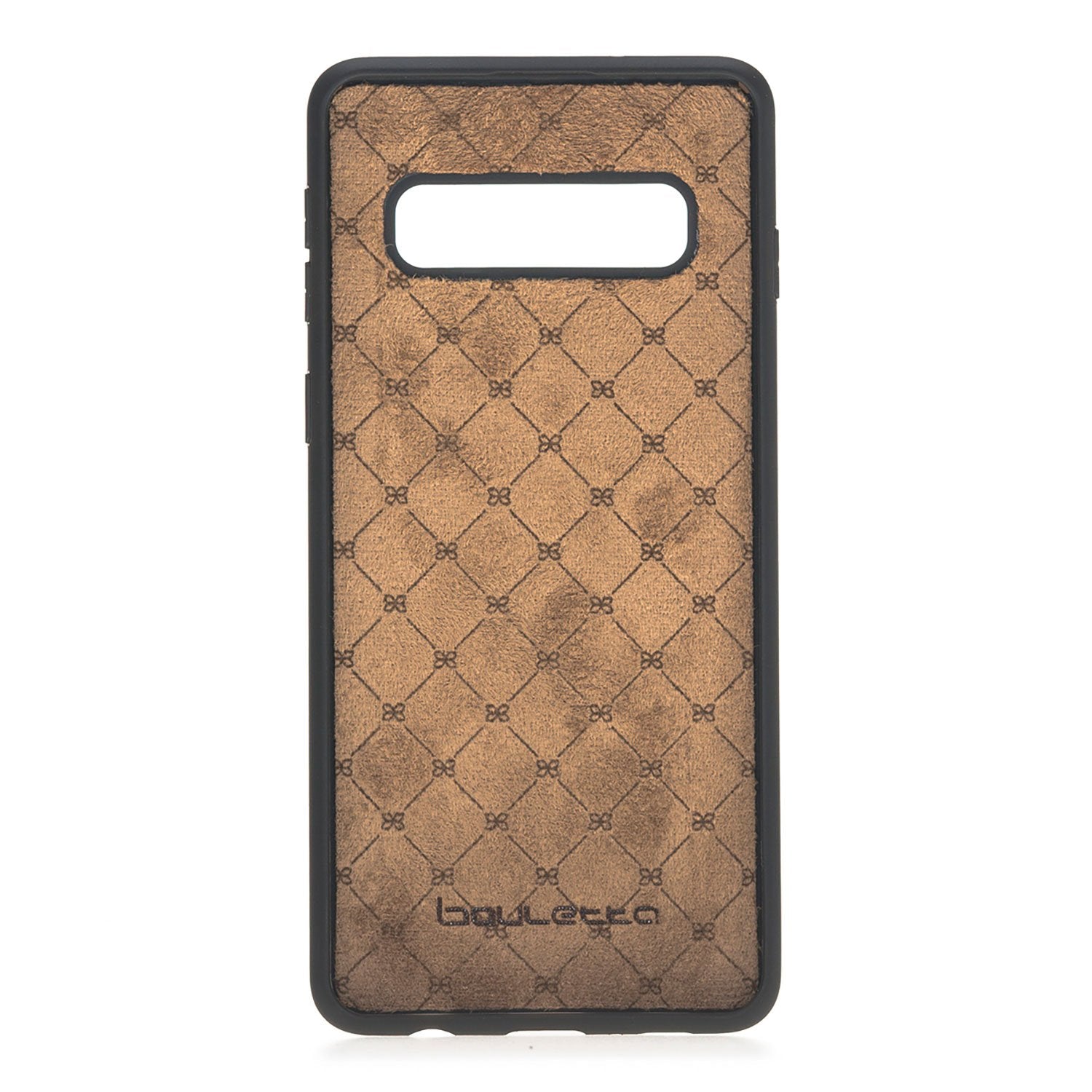 Magnetische abnehmbare Leder Geldbörse für Samsung Galaxy S10 - Rostig Braun