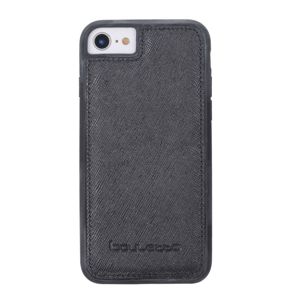 Flexible Genuine Leather Back Cover for Apple iPhone 7 Series iPhone 7 / Clothing Gray Bouletta LTD