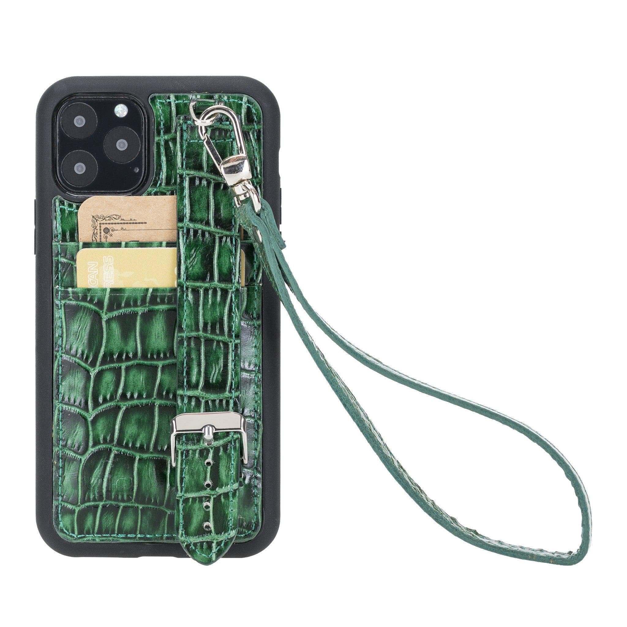Flexible Leather Back Cover with Hand Strap for iPhone X Series Bouletta LTD