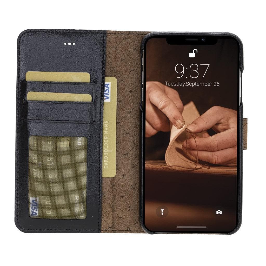 Full Leather Coating Detachable Wallet Case for Apple iPhone X Series Bouletta LTD