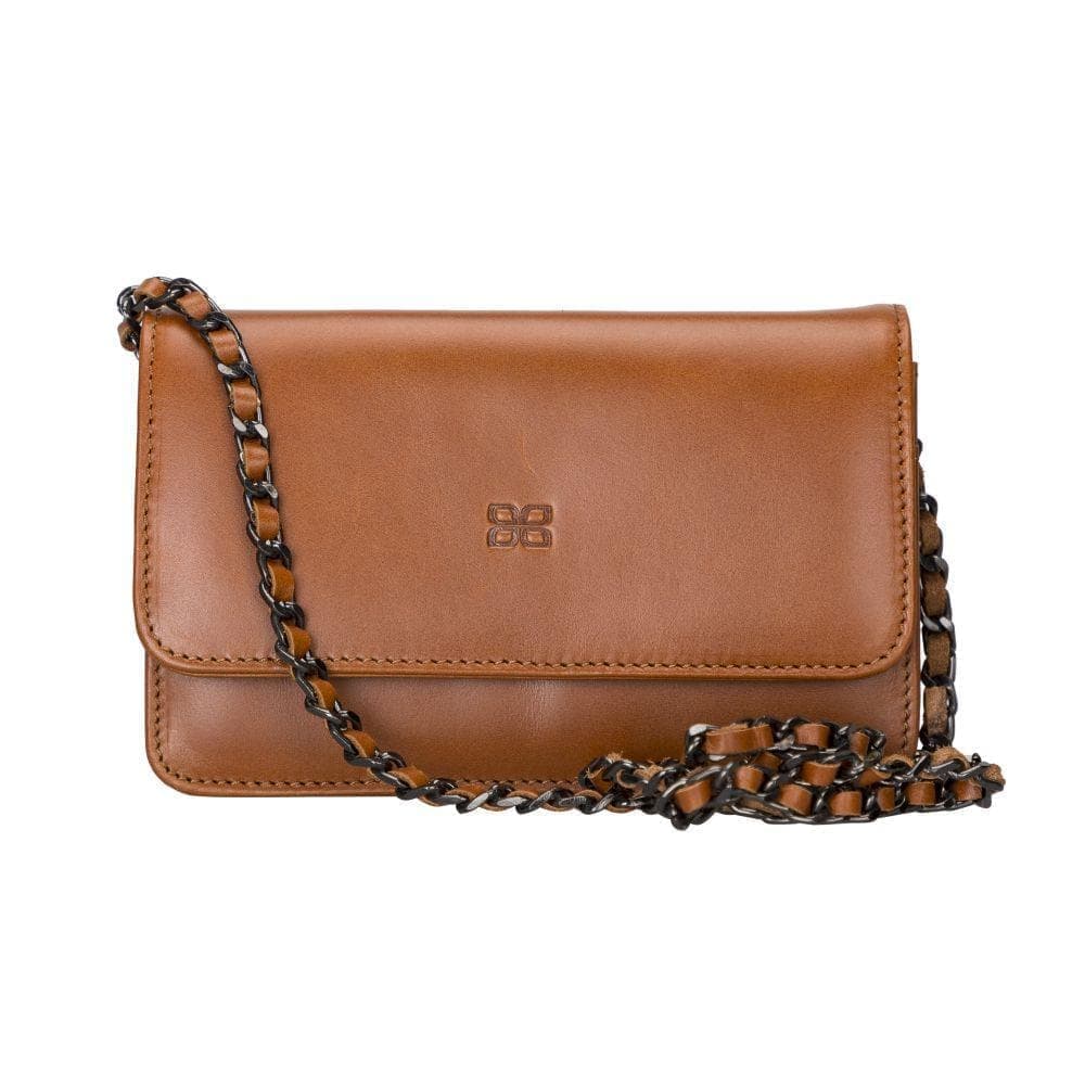 Carmela Women's Leather Handbag Rustic Tan Bouletta Shop